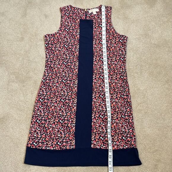 Michael Kors Floral Sleeveless Spring Mini Above the Knee Dress Women Medium - Picture 7 of 7